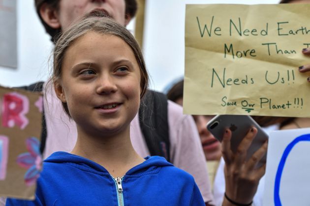 Clima, Greta Thunberg davanti alla Casa Bianca