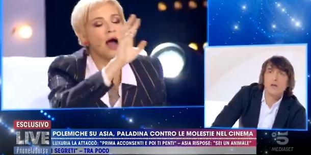 Ma se quello mi apre le gambe? Asia Argento fuoriosa contro Cruciani