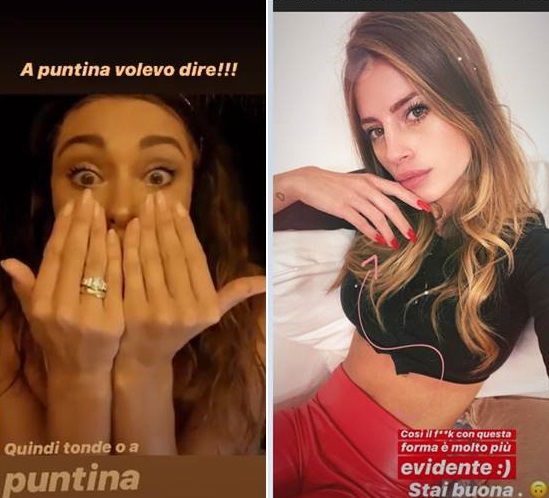 Belen Rodriguez odia le unghie quadrate, ma Chiara Nasti ribatte: Stai buona!