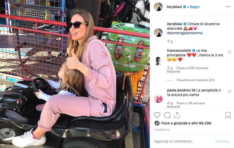 Le mie principesse. Manca la terza, però! Ilary Blasi è incinta?