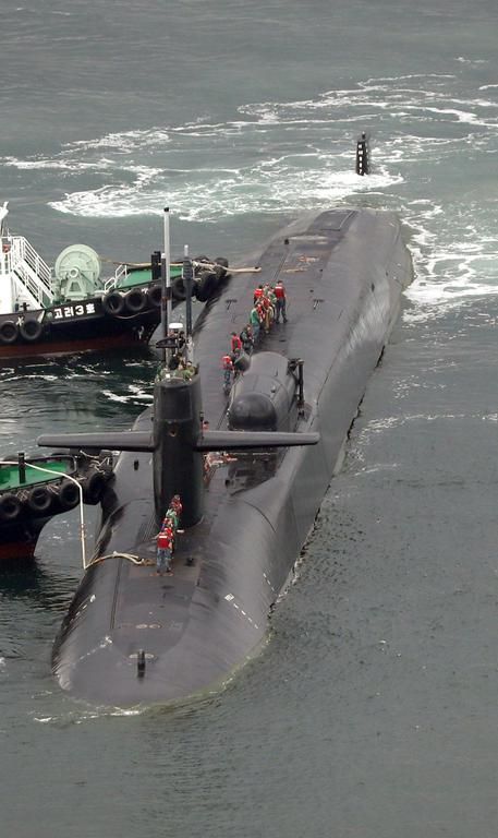 Corea del Nord : Sottomarino Usa arriva in Corea del Sud Corea del Nord : Sottomarino Usa arriva in Corea del Sud