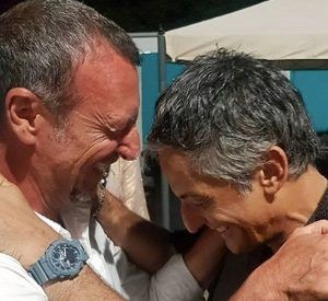 Amadeus e Fiorello insieme ... la foto fa sognare i fan