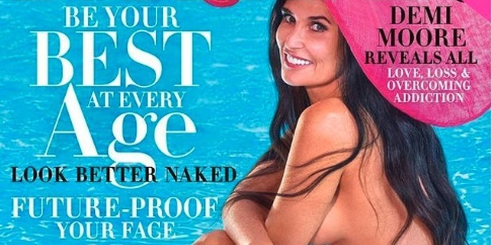 Demi Moore nuda in copertina a 56 anni! Stuprata a 15 anni, salvai mamma dal suicidio