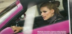Michelle Hunziker e la Porsche rosa... non la userà più