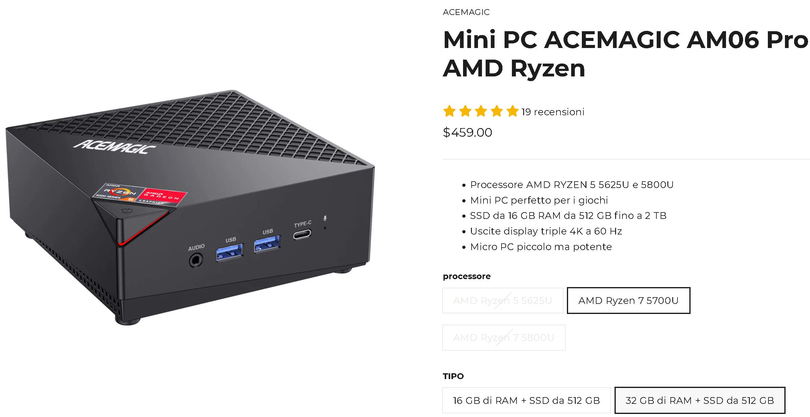 acemagic saldi Acemagic saldi di Natale