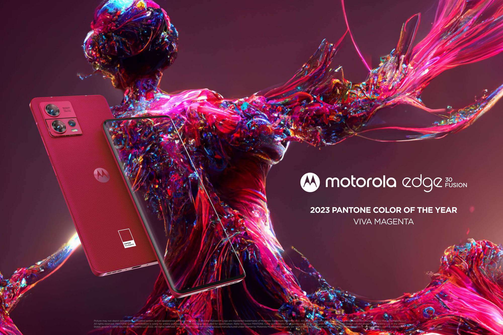 Motorola presenta edge 30 fusion Viva Magenta