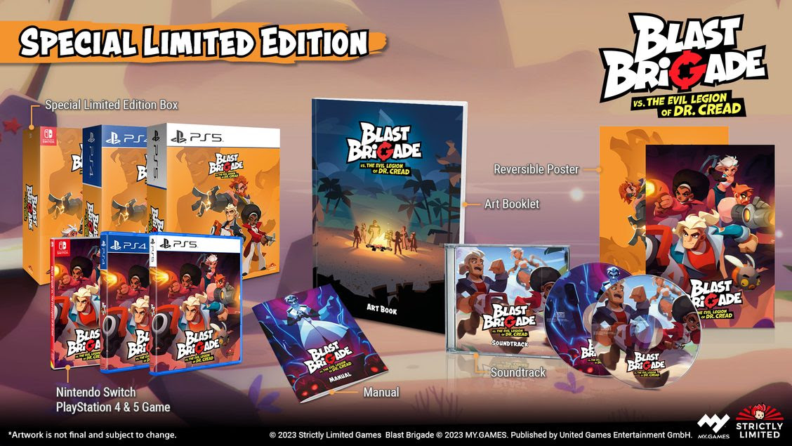 blast brigade Blast Brigade vs. the Evil Legion of Dr. Cread in pre-ordine