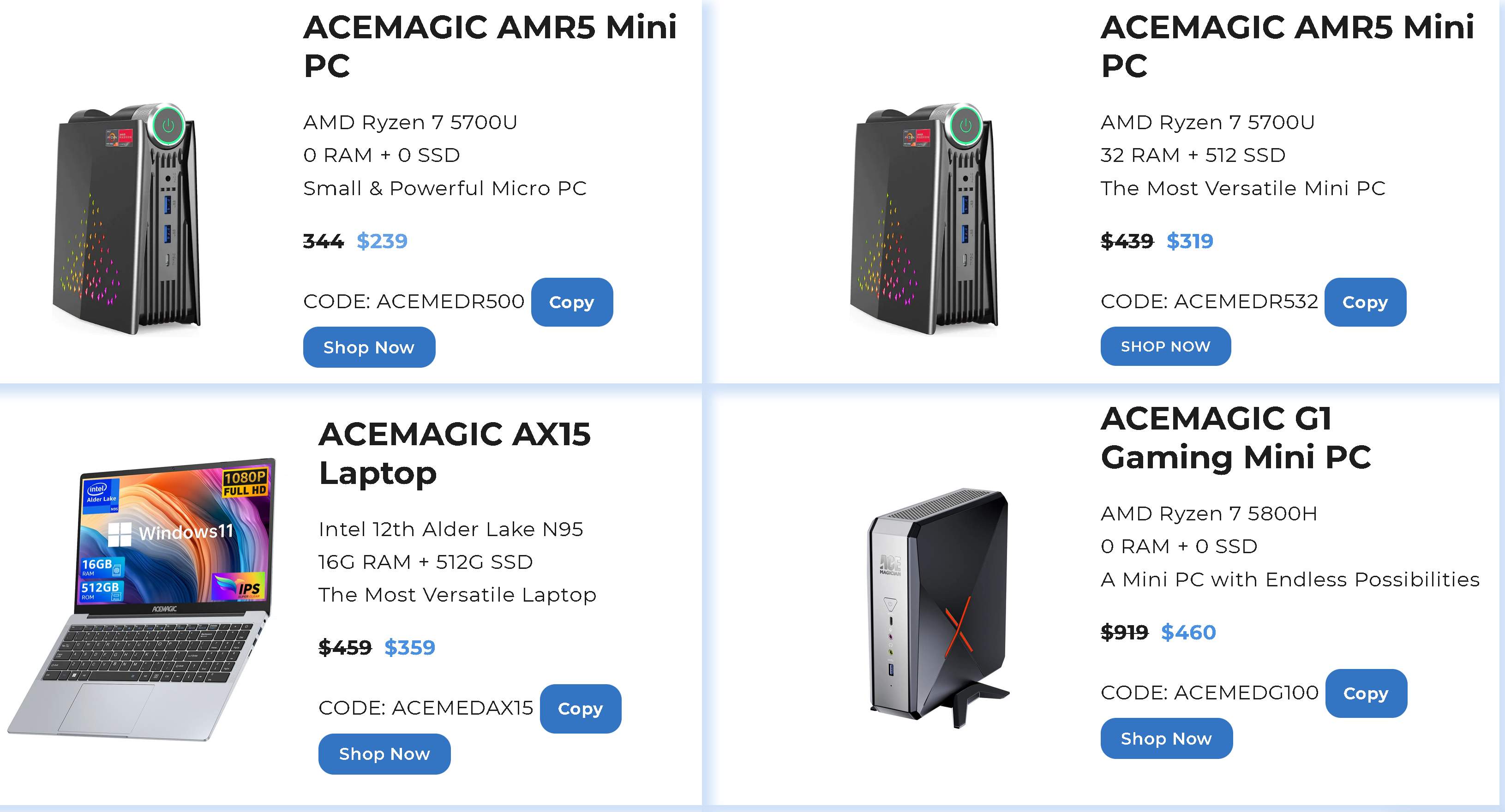 acemagic saldi Acemagic saldi di Natale