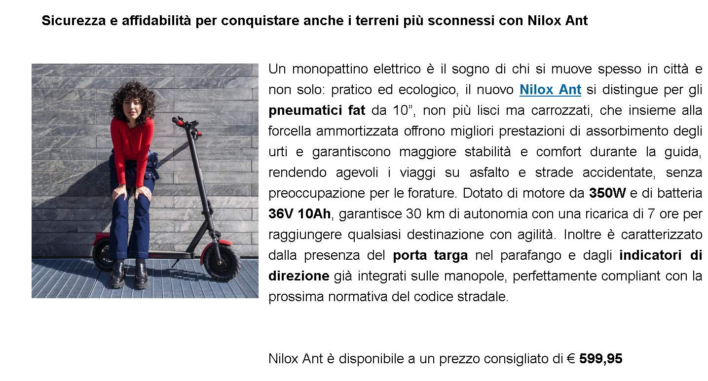 Natale 2023: le proposte di Nilox per regali all’insegna del movimento