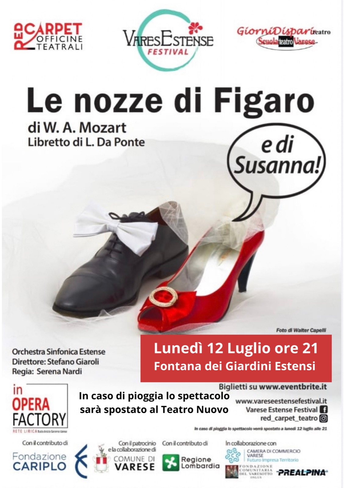 Le nozze di Figaro chiudono il Varese Estense Festival 