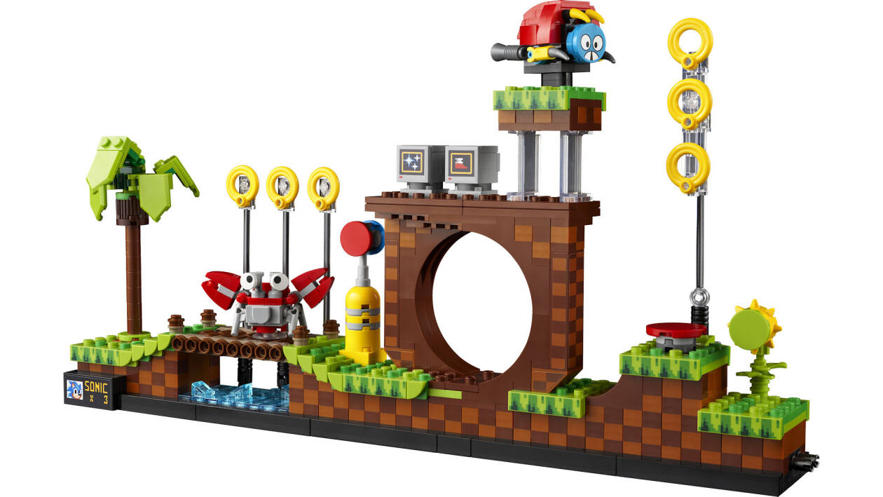 lego presenta LEGO presenta il nuovo set LEGO Ideas Sonic The Hedgehog Green Hill Zone