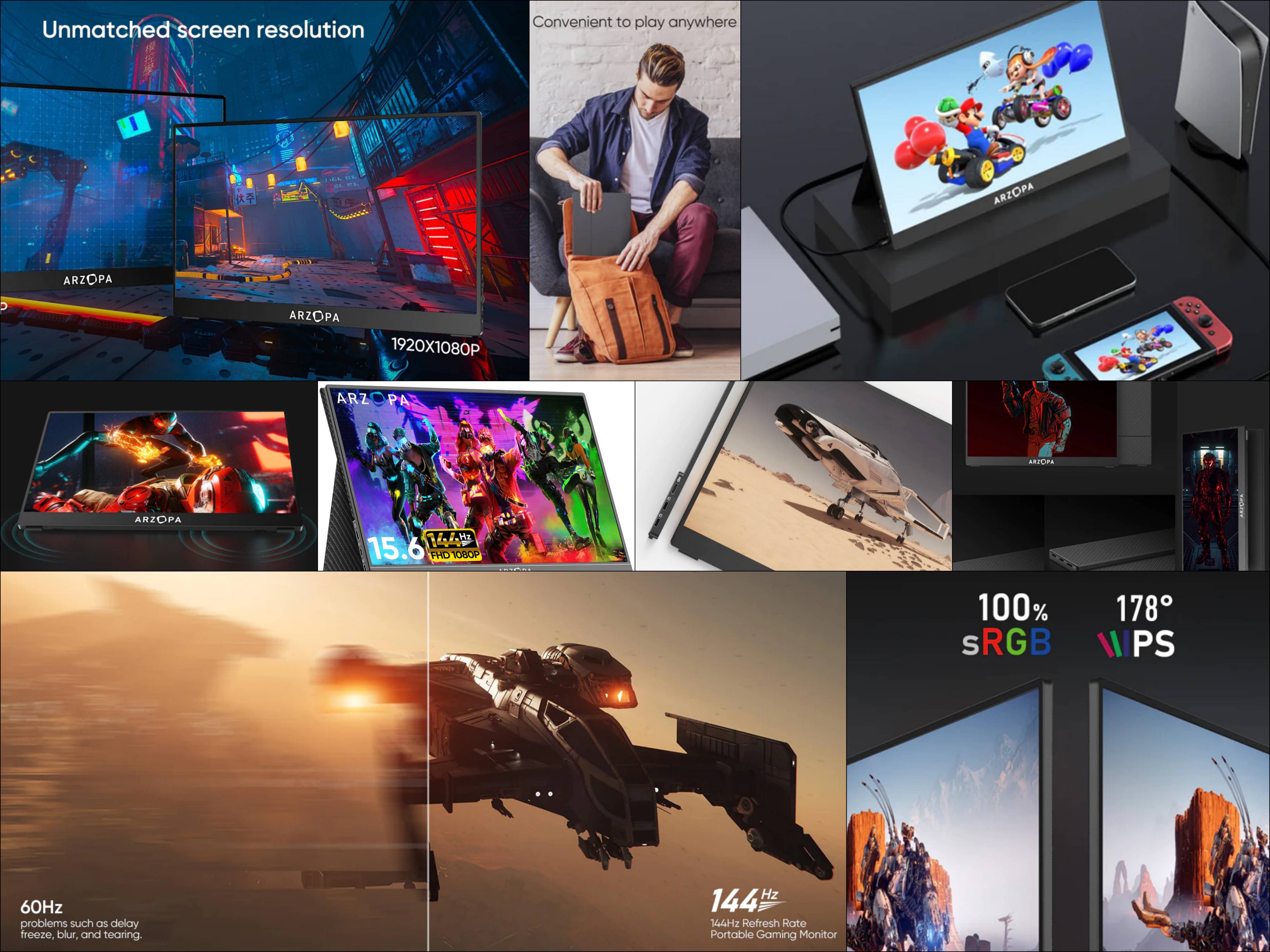 arzopa monitor Arzopa Monitor portatile G1 Game Recensione