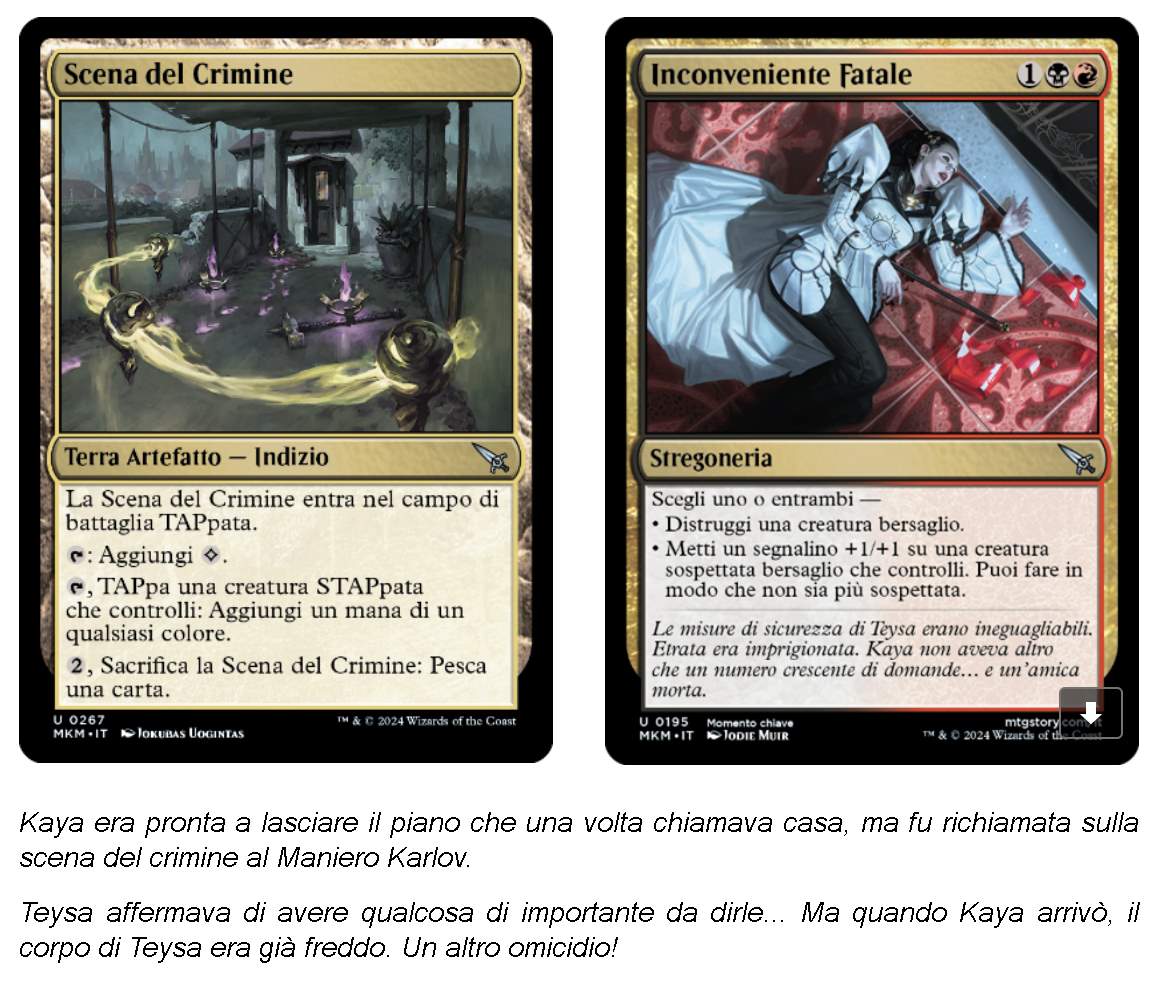 Wizards of the Coast - set Magic: The Gathering, Delitti al Maniero Karlov