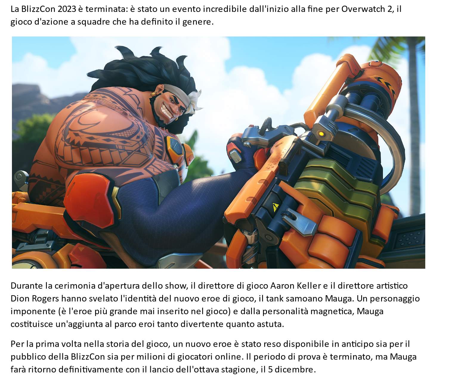 BLIZZCON 2023 Nuovi Annunci 