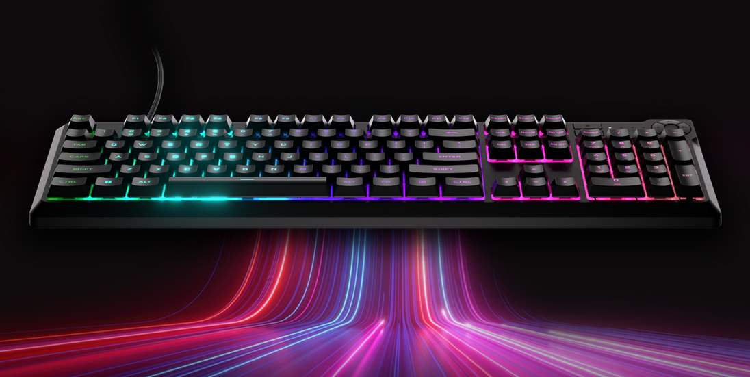 corsair presenta CORSAIR presenta K55 CORE, la tastiera progettata per iniziare a collezionare vittorie