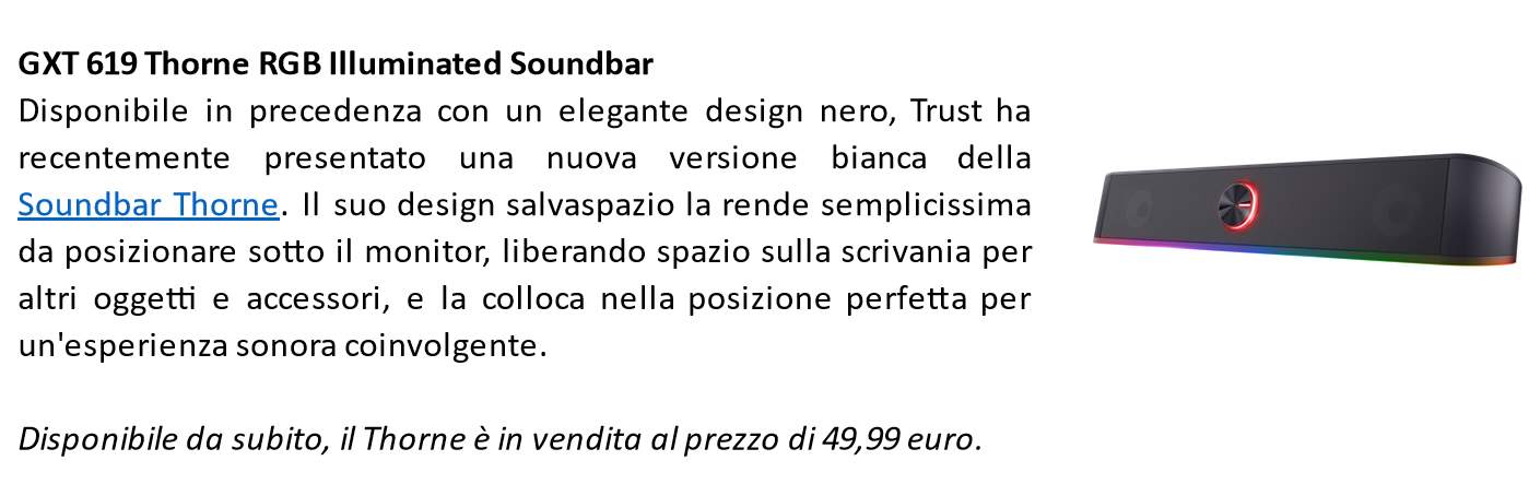 trust presenta Trust presenta la nuova gamma di speaker