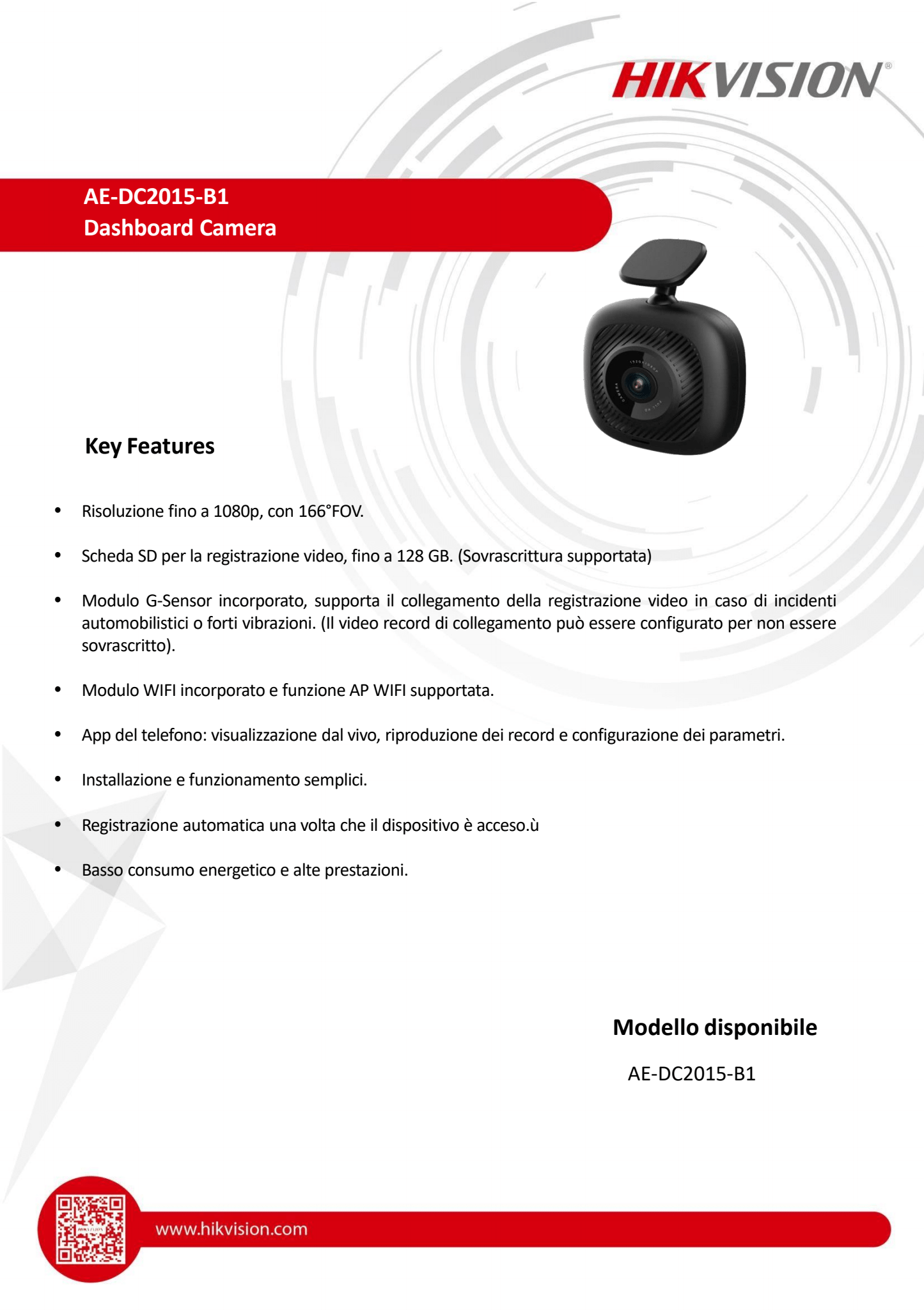 nital distribuisce Nital distribuisce la nuova gamma di dashcam di Hikvision