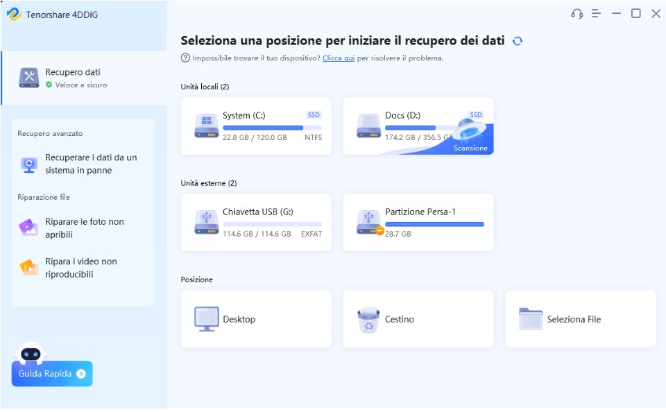 come recuperare Come recuperare foto cancellate definitivamente da PC Windows 11/10/8/7?