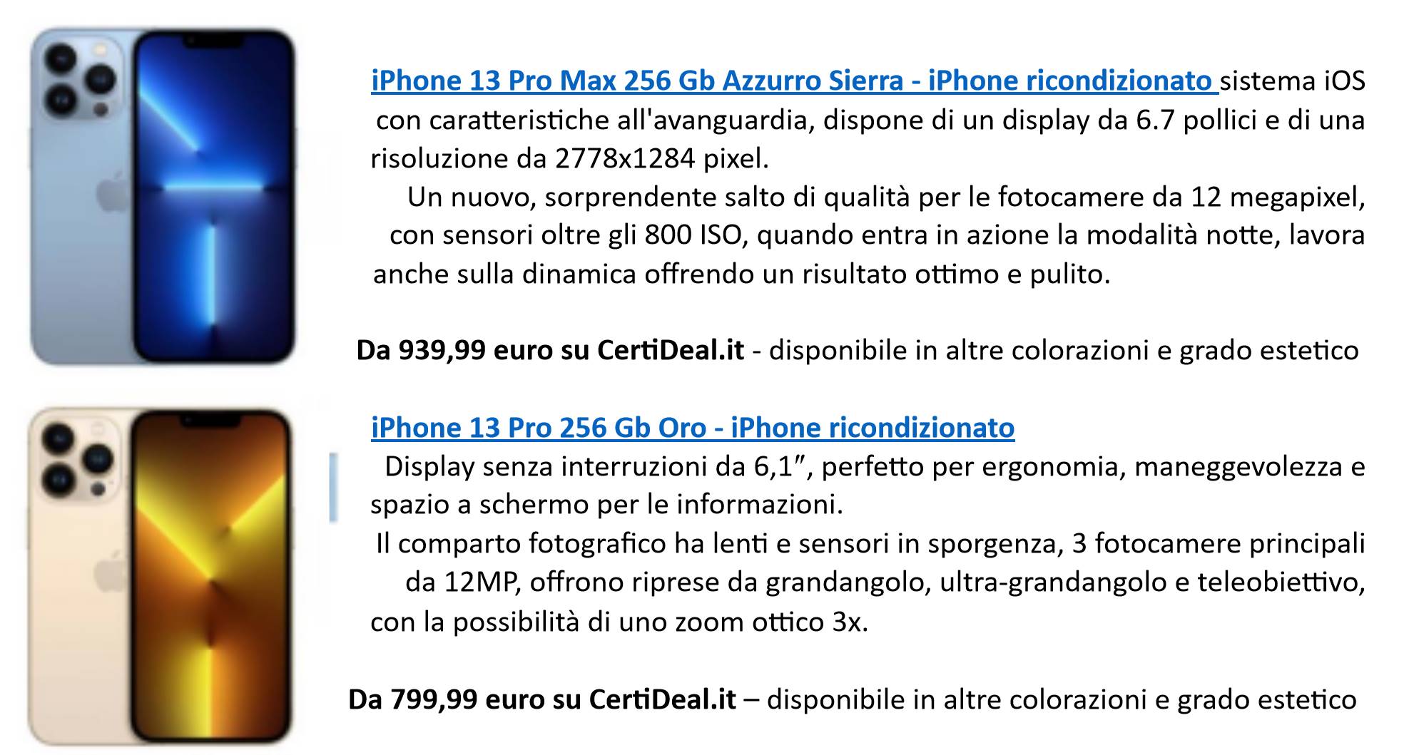 certideal ricondizionati CertiDeal: i ricondizionati da 5 stelle