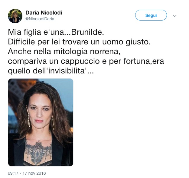 Corona e Asia Argento Corona e Asia Argento