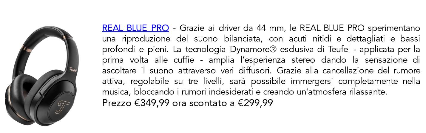 Il Black Friday 2023 di Teufel