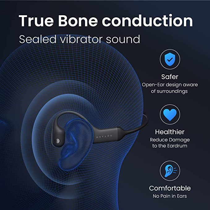 haylou purfree Haylou PurFree (BC01) : Cuffie a conduzione ossea