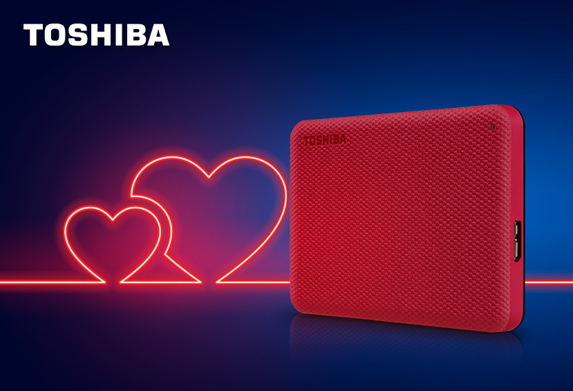 Da Toshiba quattro hard disk per San Valentino