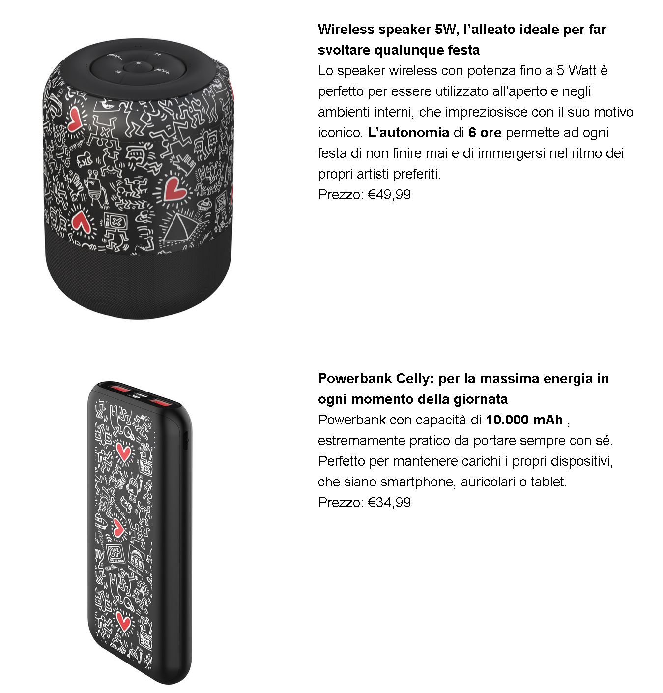 Celly x Keith Haring: fusione perfetta tra grafiche pop e funzionalità 