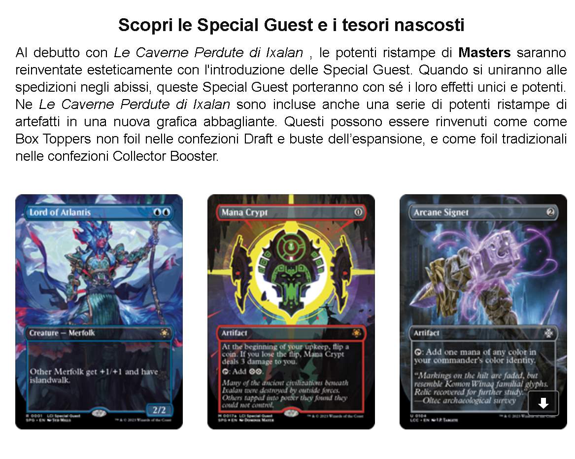 Magic: The Gathering Le Caverne Perdute di Ixalan