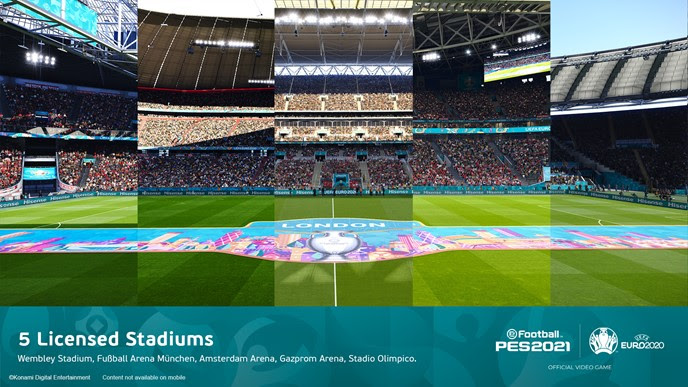 UEFA EURO 2020 con i nuovi contenuti di eFootball PES 2021