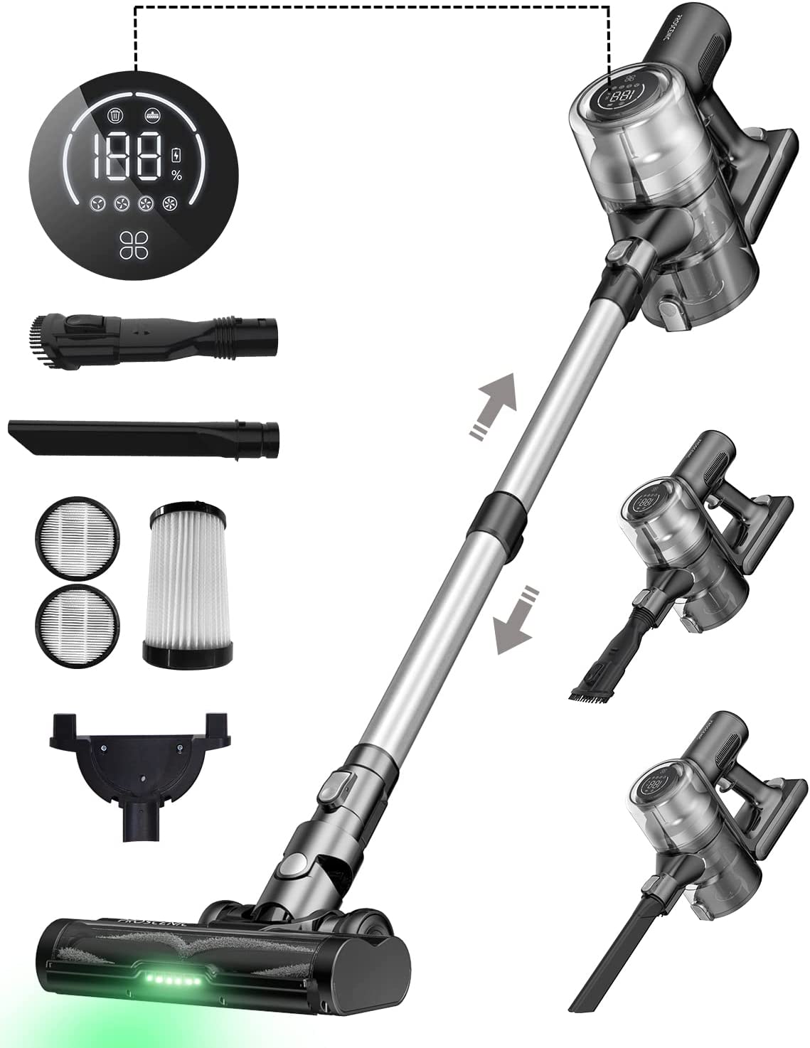 Proscenic presenta il nuovo aspirapolvere senza fili P12