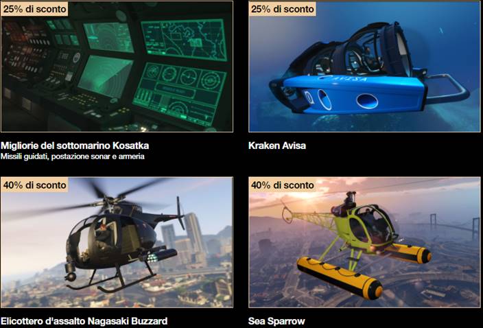 GTA Online: la Maibatsu Manchez Scout disponibile da Warstock Cache and Carry