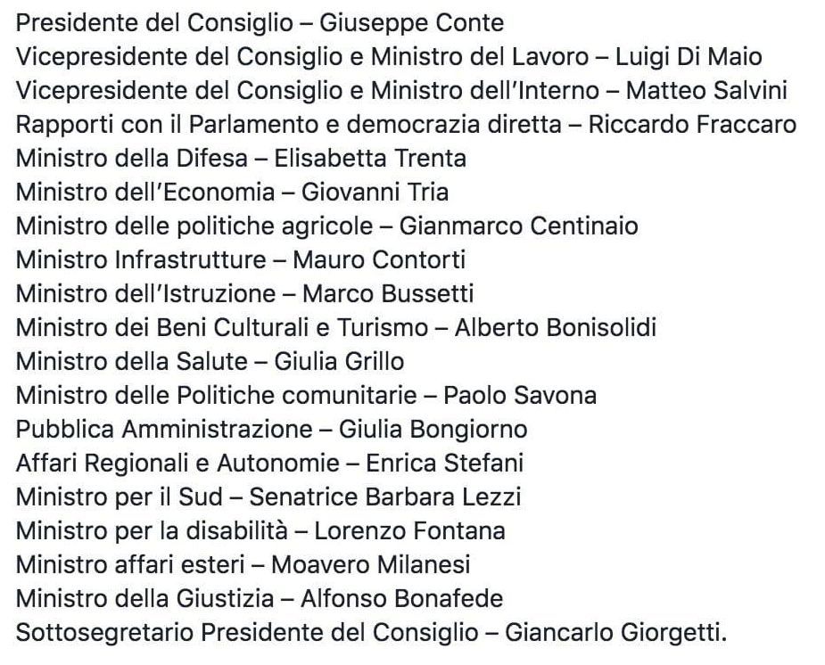 Governo Conte Governo Conte