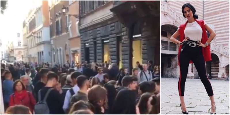 Giulia De Lellis manda in tilt Roma: troppi fan allevento Giulia De Lellis manda in tilt Roma: troppi fan allevento