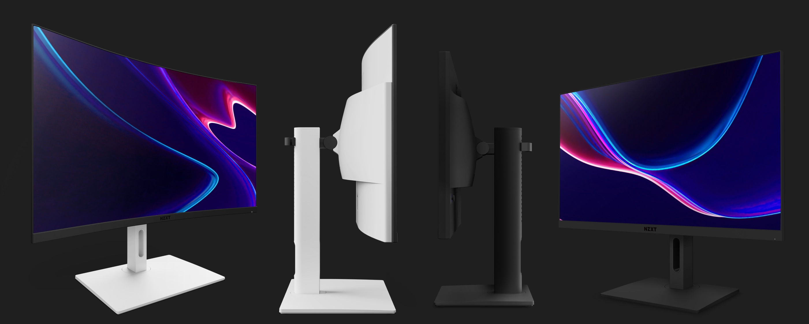 nzxt annuncia NZXT annuncia i monitor gaming Canvas 32QHD Curvo e 27QHD