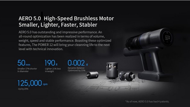 Aspirapolvere Senza Fili Youpin Trouver Power 12 : Estremamente potente e leggerissimo