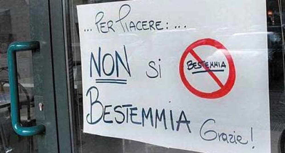 Bestemmia scuola Bestemmia scuola