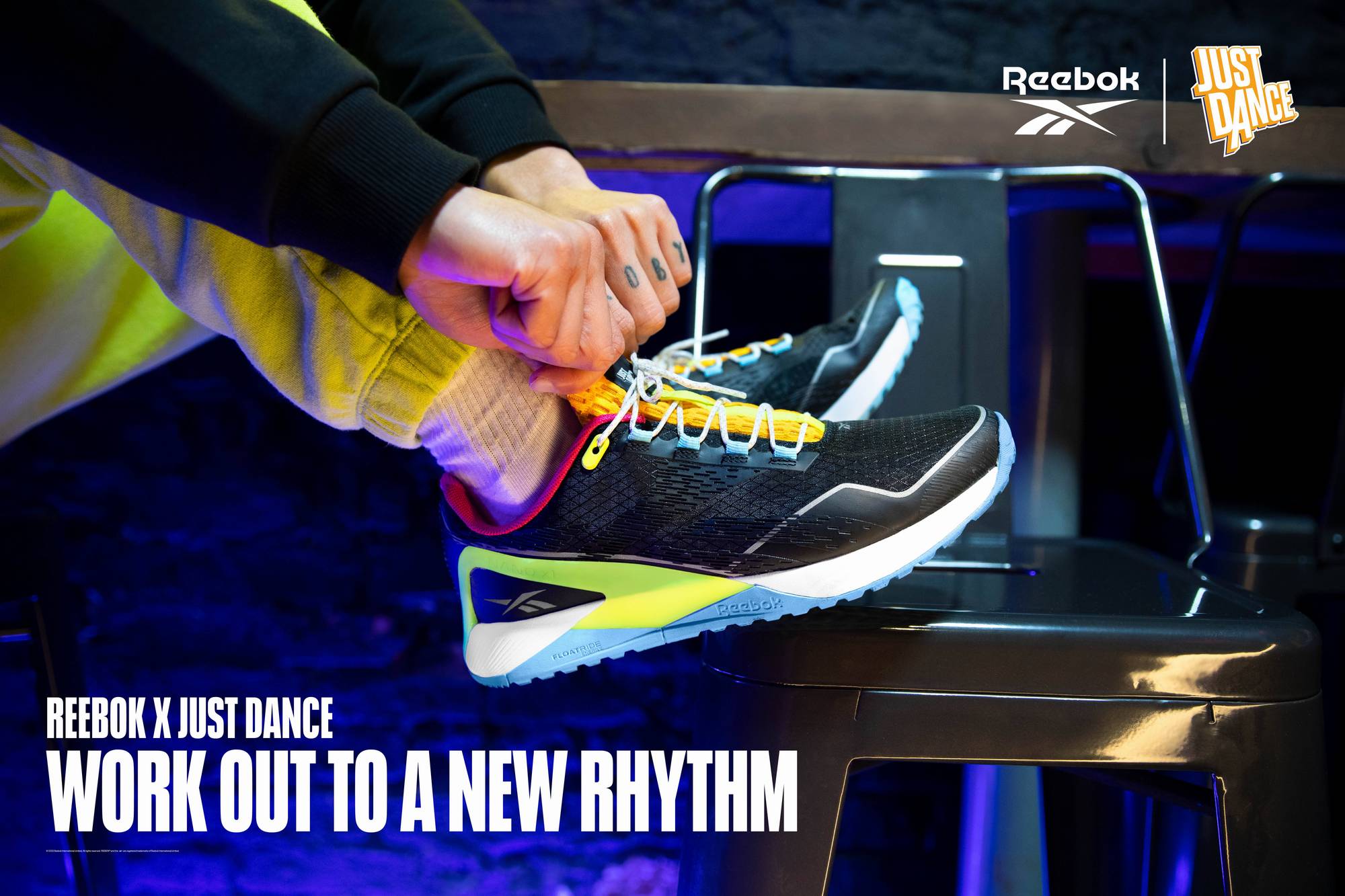 reebok ubisoft REEBOK E UBISOFT ANNUNCIANO UNA COLLEZIONE DI SCARPE PER JUST DANCE