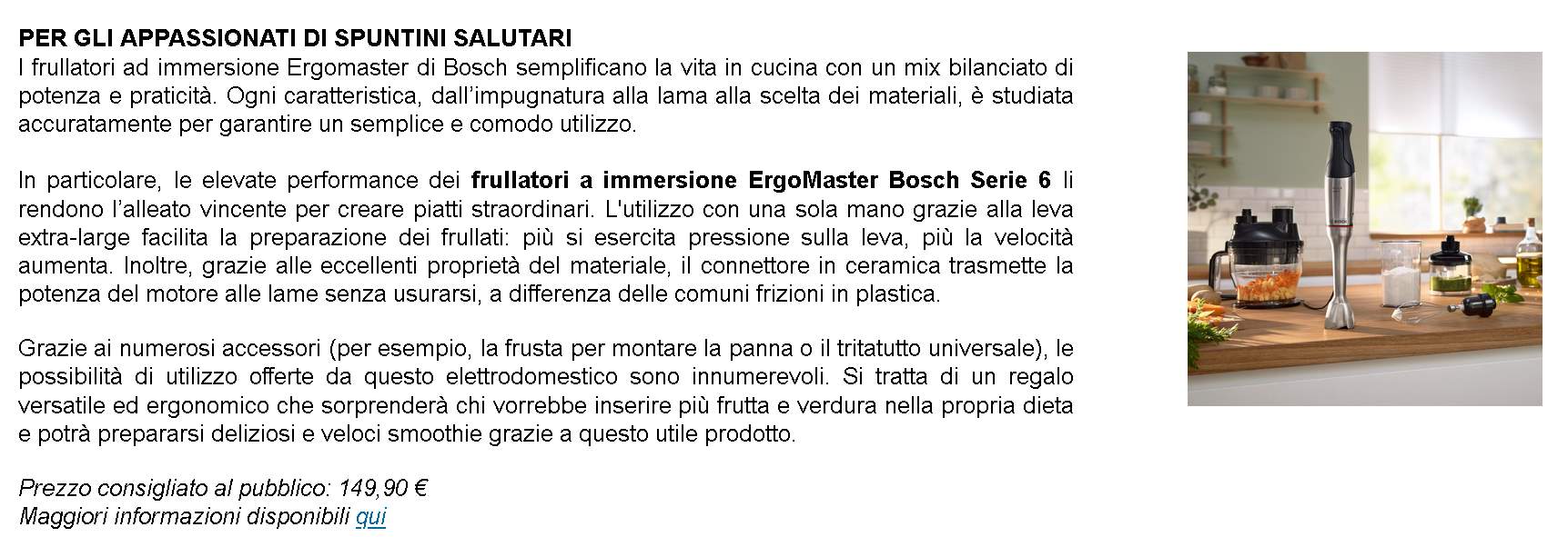 bosch elettrodomestici Bosch - elettrodomestici da regalare a Natale