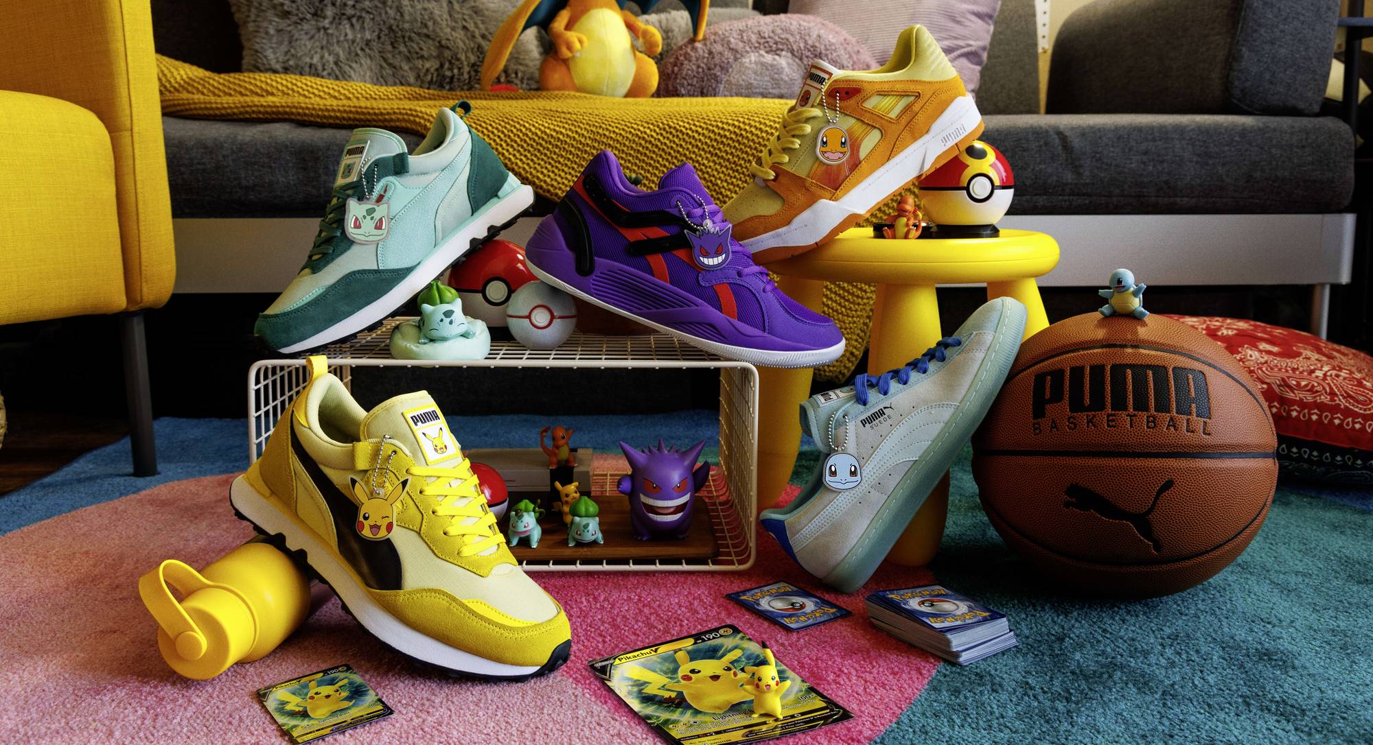 puma pokémon Puma e Pokémon insieme peruna collezione di scarpe, abbigliamento e accessori