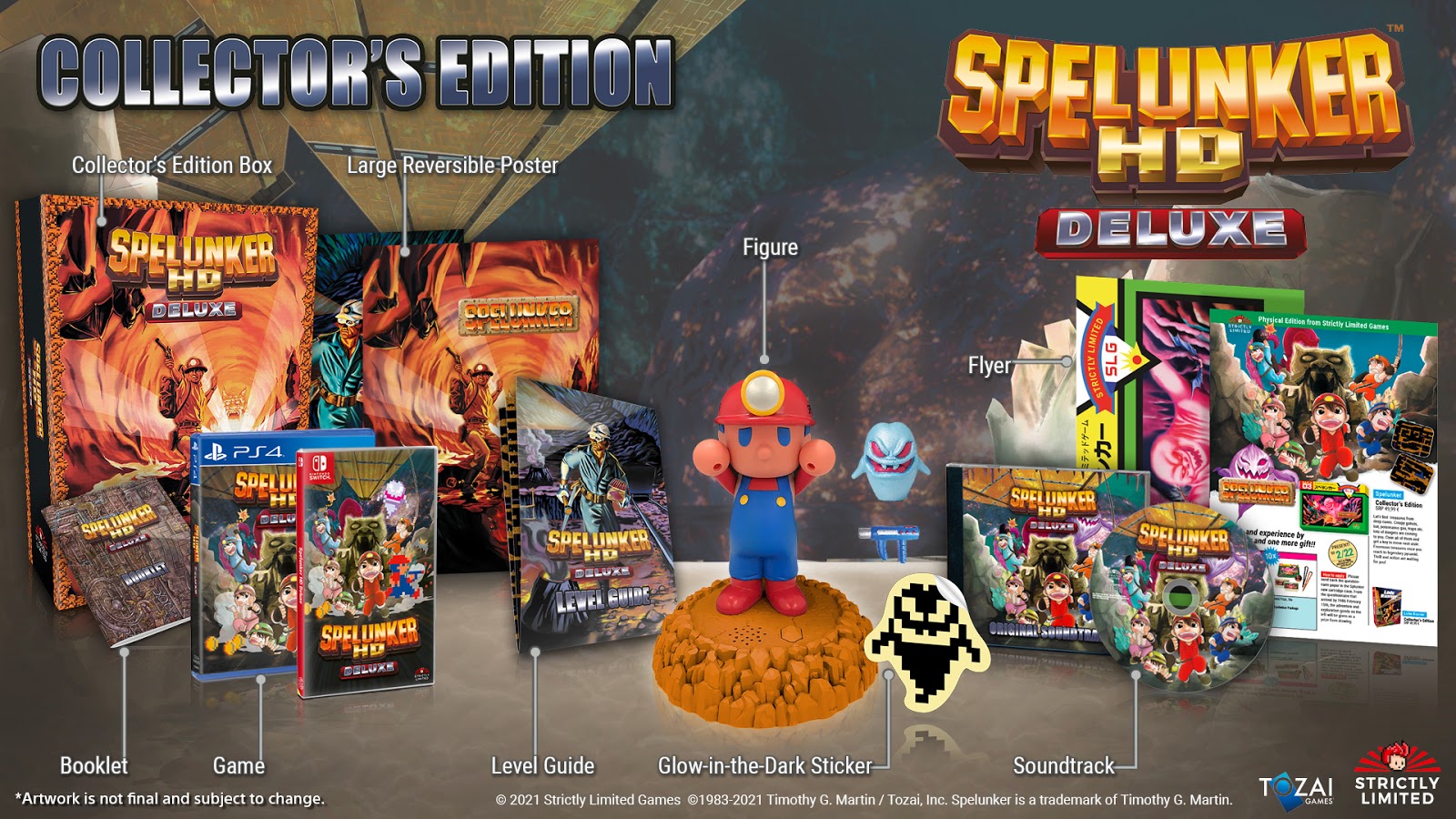 strictly limited Strictly Limited presenta Spelunker HD Deluxe