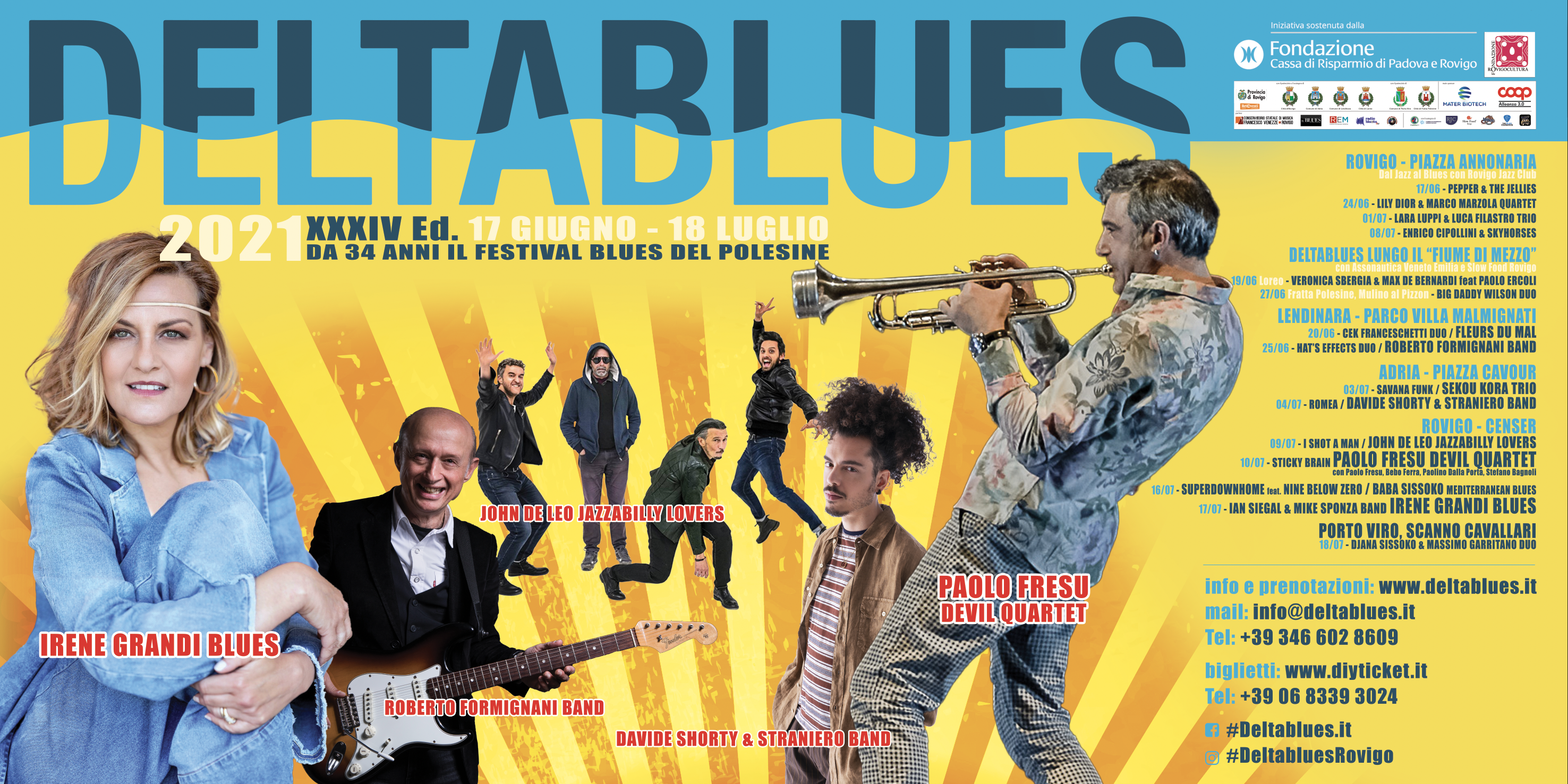 Deltablues 2021, secondo week-end del Festival all’insegna del Blues e del Soul