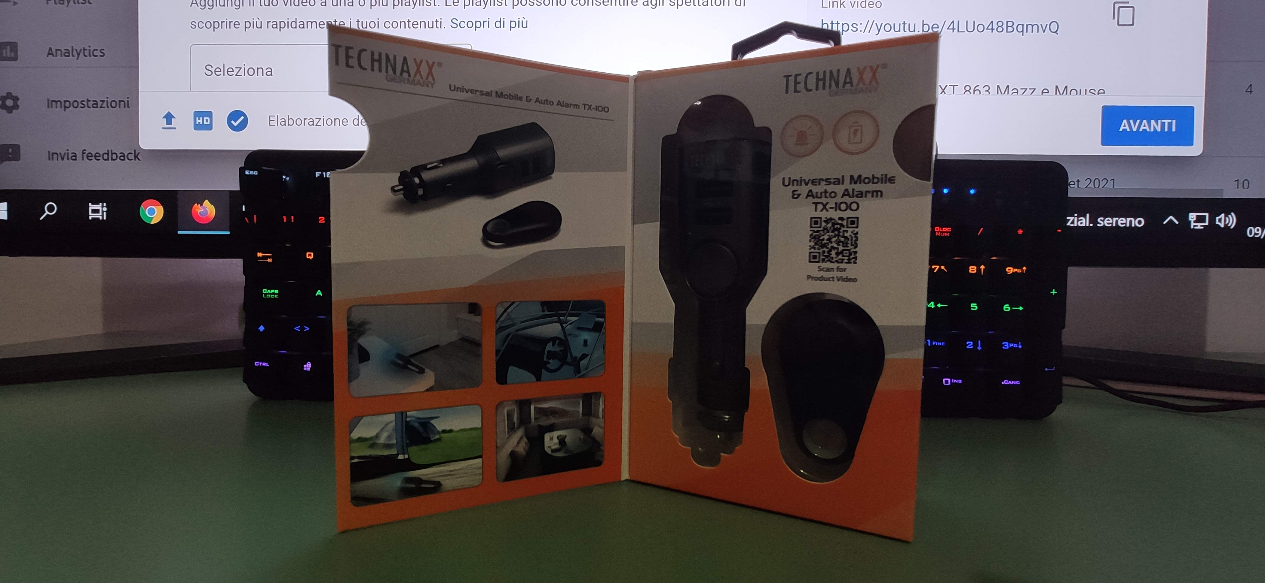 Technaxx Universal Mobile & Auto Alarm TX-100