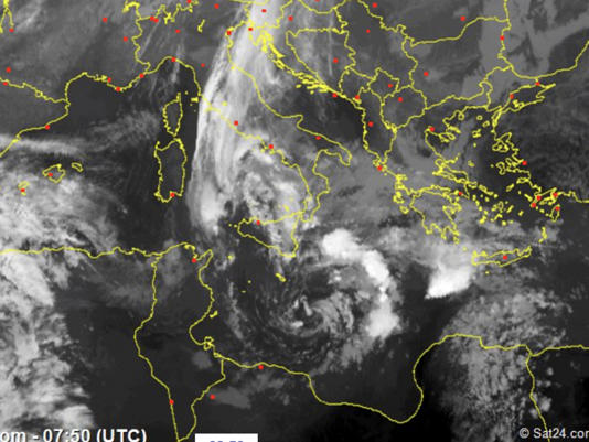 Allerta ciclone Mediterraneo : Ecco dove colpirà