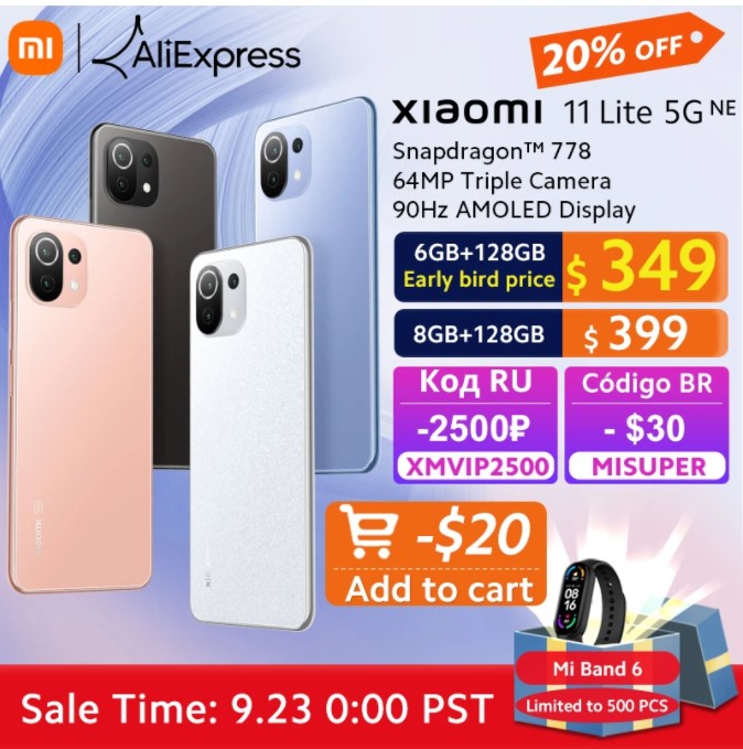 xiaomi lite Xiaomi 11 Lite NE Prezzo e Caratteristiche