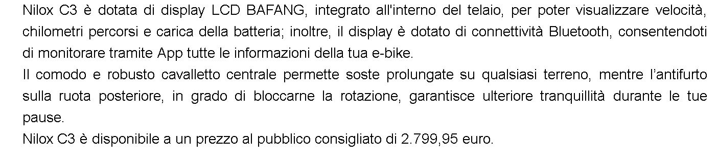 Nilox lancia la nuova gamma di e-bike Cargo