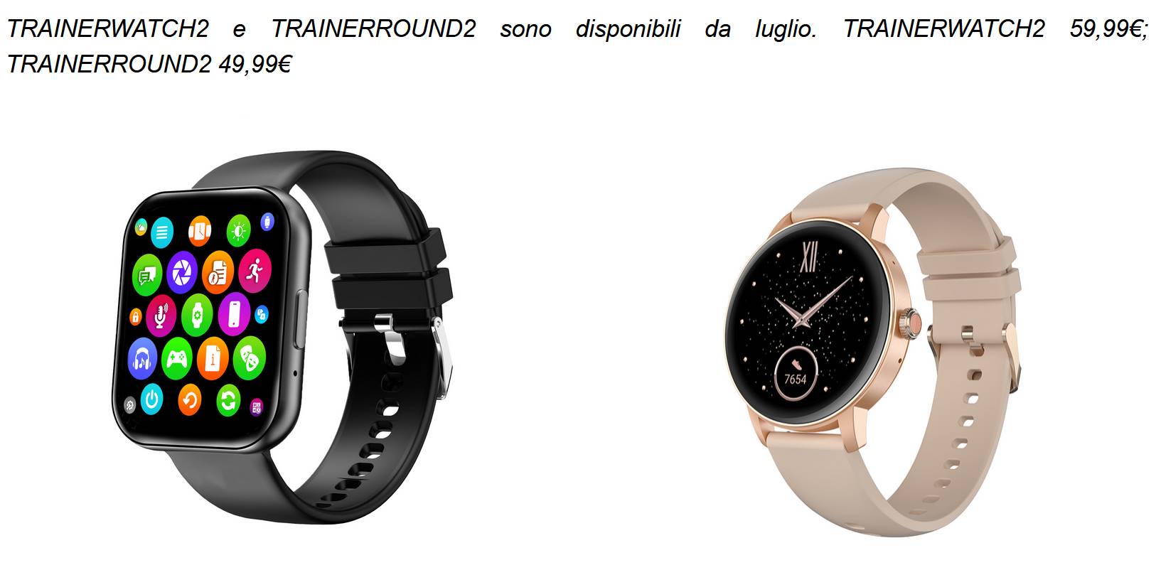 Nuovi smartwatch Celly: sempre connessi anche durante l’attività sportiva