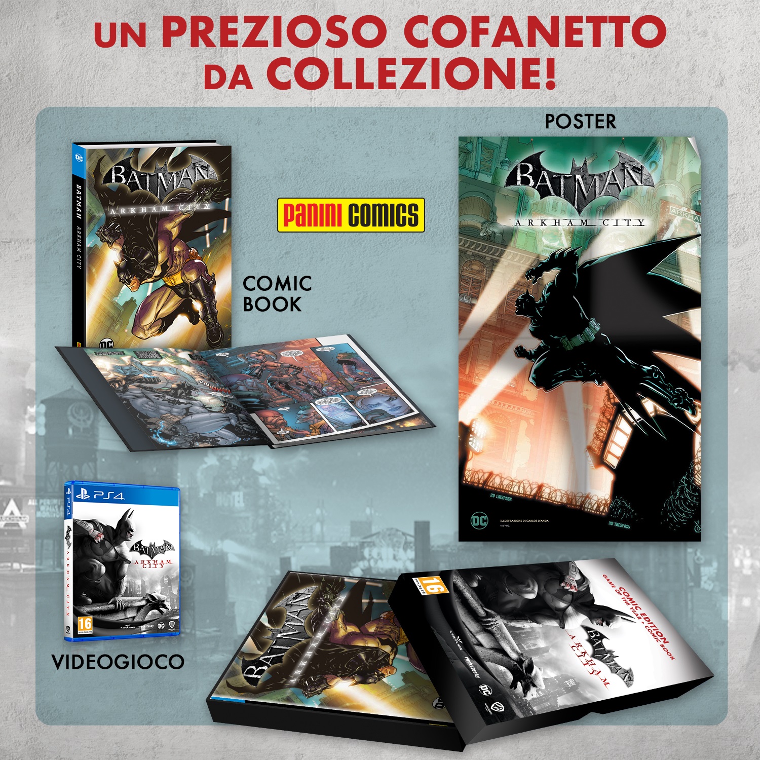 batman arkham Batman: Arkham City, disponibile adesso l’esclusiva Comic Edition