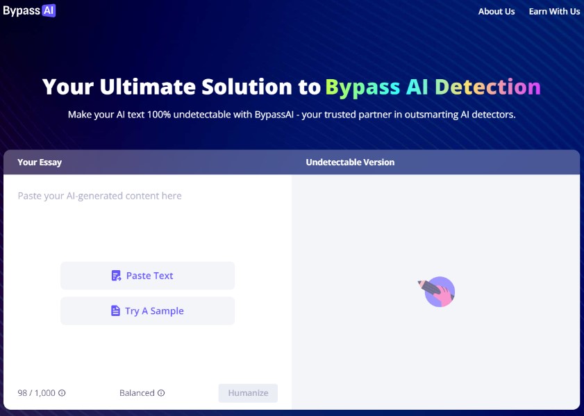 Recensione Bypass AI: è davvero possibile creare contenuti Undetectable AI?