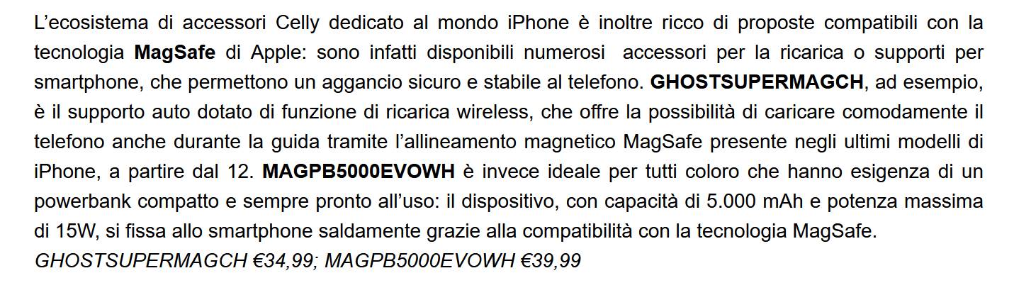 Ecco le nuove cover Celly dedicate ad iPhone 15